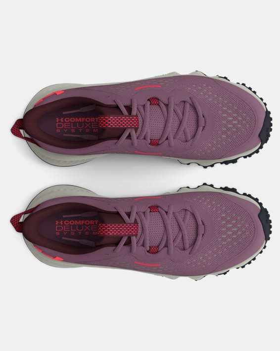 Women's UA Charged Maven Trail Running Shoes, Purple, pdpMainDesktop image number 2